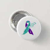 Badge Rond 2,50 Cm Sensibilisation au suicide (Devant & derrière)