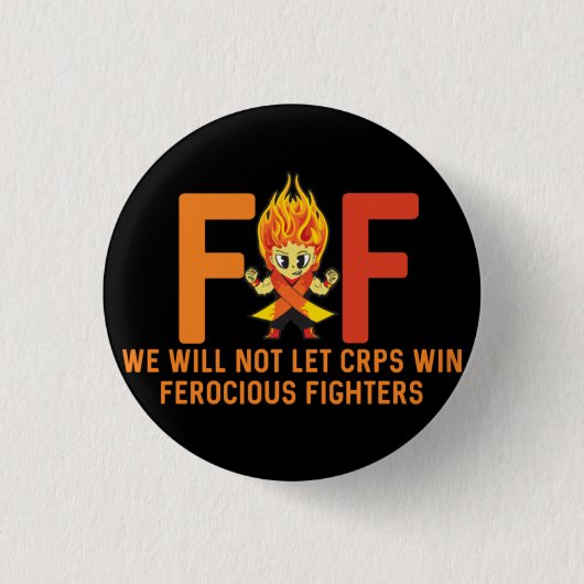 Badge Rond 2,50 Cm Sensibilisation aux CRPS (Devant)