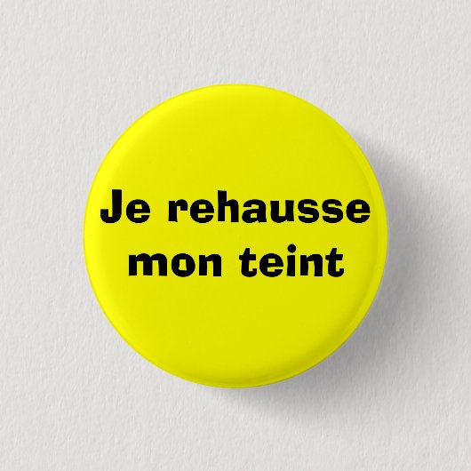 Badge Rond 2,50 Cm Serin de jaune de Pin (Devant)