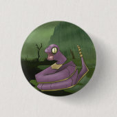 Badge Rond 2,50 Cm Serpent (Devant)