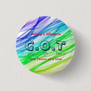 Badge Rond 2,50 Cm Service à la clientèle de "G.O.T" ?