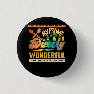 Badge Rond 2,50 Cm Service Alimentaire Semaine Appréciation alimentai