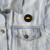 Badge Rond 2,50 Cm Services cinq étoiles (En situation)