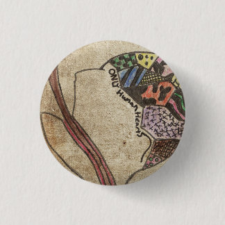 Badge Rond 2,50 Cm Seulement coeurs (b)