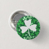 Badge Rond 2,50 Cm Shamrock (Devant & derrière)