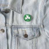 Badge Rond 2,50 Cm Shamrock (En situation)