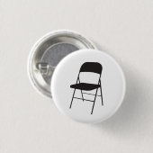Badge Rond 2,50 Cm Shirley Chisholm Chaise pliante (Devant & derrière)