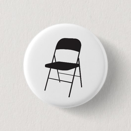 Badge Rond 2,50 Cm Shirley Chisholm Chaise pliante (Devant)