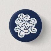 Badge Rond 2,50 Cm Shop Local Button (Devant)