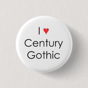 Badge Rond 2,50 Cm Siècle du coeur I gothique