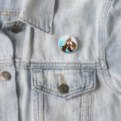 Badge Rond 2,50 Cm signe de paix (En situation)