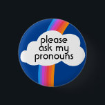 Badge Rond 2,50 Cm S'Il Vous Plaît Demander À Mes Pronounours Colorfu<br><div class="desc">Décorez votre tenue avec ce bouton d'art cool. Ça fait un grand cadeau ! Vous pouvez le customiser et ajouter du texte. Consultez ma boutique pour plus de couleurs et de motifs ! Faites-moi savoir si vous aimeriez quelque chose de personnalisé aussi.</div>