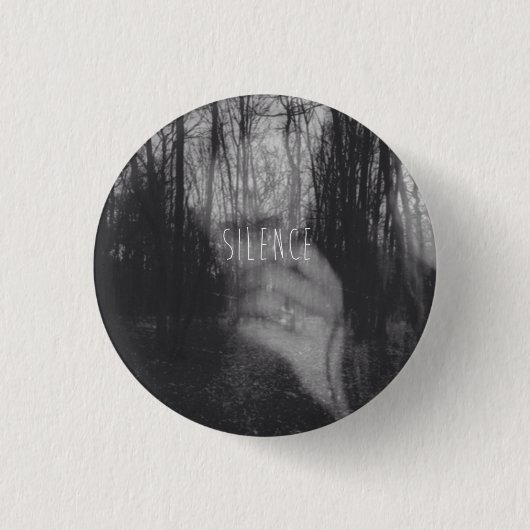 Badge Rond 2,50 Cm Silence (Devant)