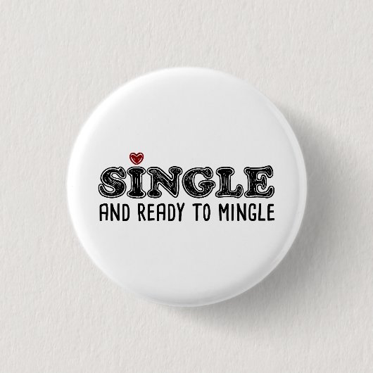Badge Rond 2,50 Cm Simple Et Prêt À Mingler (Devant)