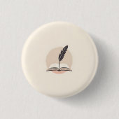 Badge Rond 2,50 Cm Simple Everyday button – Reusable & Stylish (Devant)