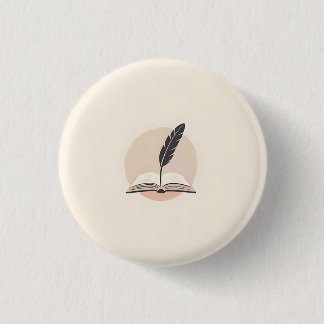 Badge Rond 2,50 Cm Simple Everyday button – Reusable & Stylish