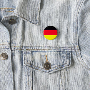 Badge Rond 2,50 Cm Simple Modern Allemagne National Drapeau Souvenir