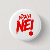 Badge Rond 2,50 Cm Simplement non (Devant)