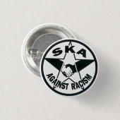 Badge Rond 2,50 Cm Ska contre le racisme (Devant & derrière)