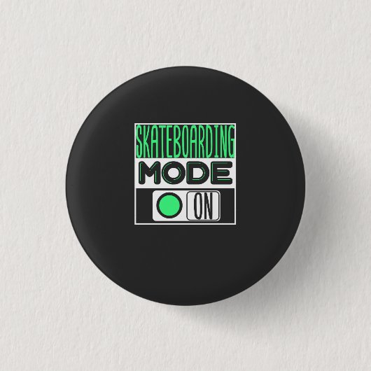 Badge Rond 2,50 Cm Skateboards (Devant)