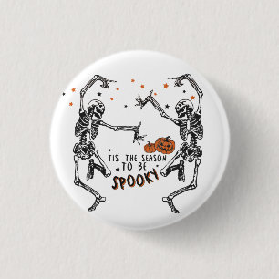 Badge Rond 2,50 Cm Skeletons dansants Halloween