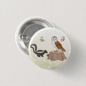 Badge Rond 2,50 Cm Skunk (Devant & derrière)