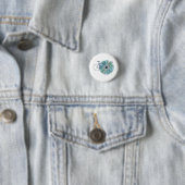 Badge Rond 2,50 Cm Skyline d'Amsterdam (En situation)
