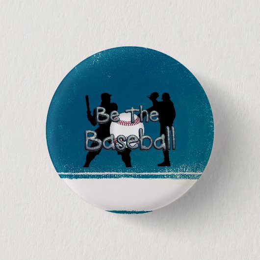 Badge Rond 2,50 Cm Slogan de baseball TOP (Devant)