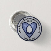 Badge Rond 2,50 Cm Slogan de bouton d'OpenSF (Devant & derrière)