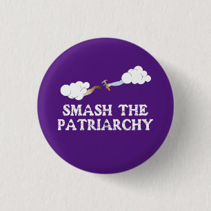 Badge Rond 2,50 Cm Smash the Patriarchy : Création de l'égalité