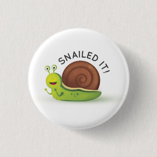 Badge Rond 2,50 Cm Snailed il bouton