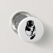 Badge Rond 2,50 Cm Snow-Soft Kitty Pin (Devant & derrière)