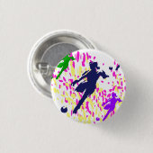 BADGE ROND 2,50 CM SOCCER (Devant & derrière)