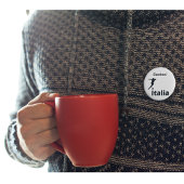 Badge Rond 2,50 Cm Soccer Italie, personnalisable