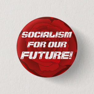 Badge Rond 2,50 Cm "Socialisme pour notre avenir !" Bouton