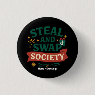 Badge Rond 2,50 Cm Société de Vol et d'Échange — Fête d'Échange de Ca