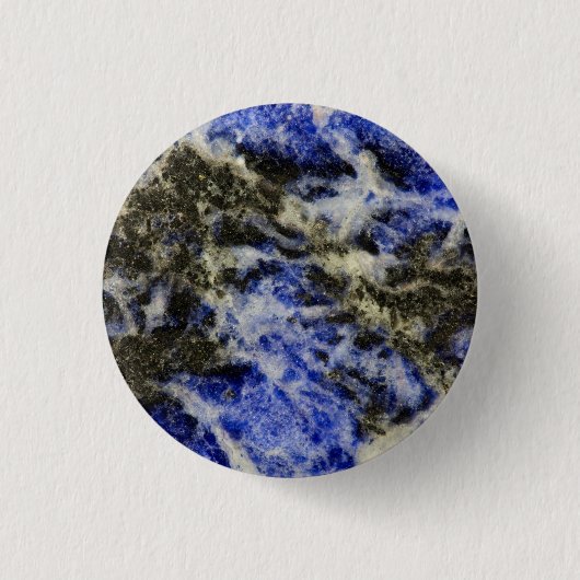 Badge Rond 2,50 Cm Sodalite bleue (Devant)
