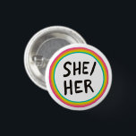 Badge Rond 2,50 Cm SON Pronononounes arc-en-ciel cercle lumineux<br><div class="desc">Décorez votre tenue avec ce bouton d'art cool. Vous pouvez le customiser et ajouter du texte. Consultez ma boutique pour plus de couleurs et de motifs ! Faites-moi savoir si vous aimeriez quelque chose de personnalisé aussi.</div>
