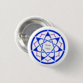 Badge Rond 2,50 Cm Sorcière de cuisine de BSFG (Devant & derrière)