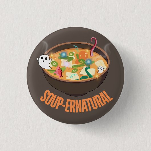 Badge Rond 2,50 Cm Soupe naturelle (Devant)