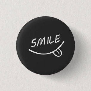 Badge Rond 2,50 Cm Sourire