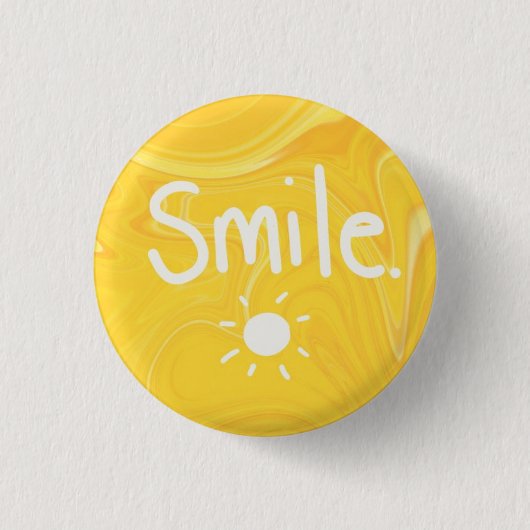 Badge Rond 2,50 Cm Sourire (Devant)