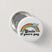 Badge Rond 2,50 Cm Sourire si vous êtes gais (Devant & derrière)