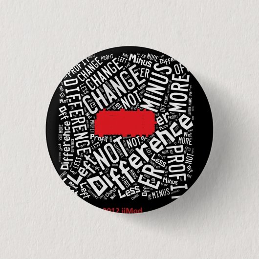 Badge Rond 2,50 Cm SOUSTRAYEZ les mots de code (Devant)