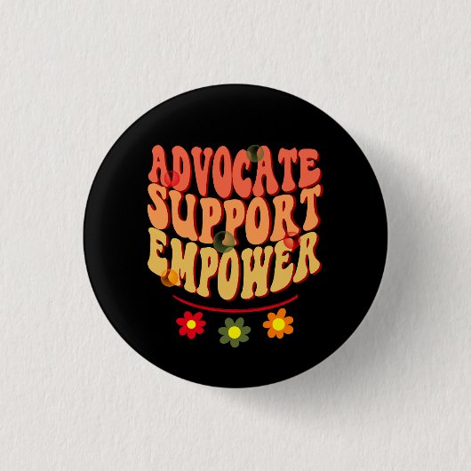 Badge Rond 2,50 Cm Soutien des avocats (Devant)