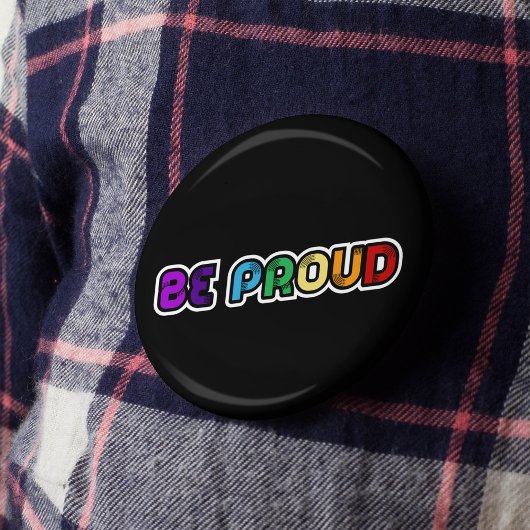 Badge Rond 2,50 Cm Soyez fier du Gay pride LGBT
