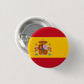 Badge Rond 2,50 Cm Spain flag Button (Devant & derrière)