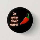 Badge Rond 2,50 Cm Spicy  (Devant)
