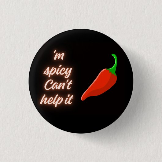 Badge Rond 2,50 Cm Spicy  (Devant)