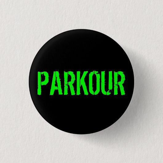 Badge Rond 2,50 Cm Spilla Parkour (Devant)